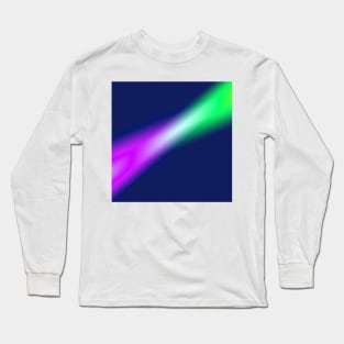 blue white green texture art Long Sleeve T-Shirt